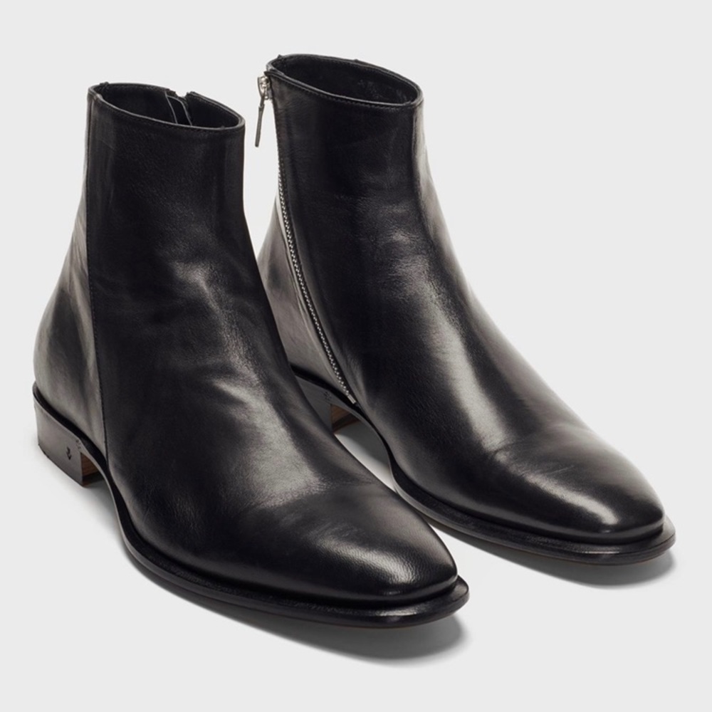 John Varvatos collection lewis slant zip Boot. Size 11 - Picture 1 of 11